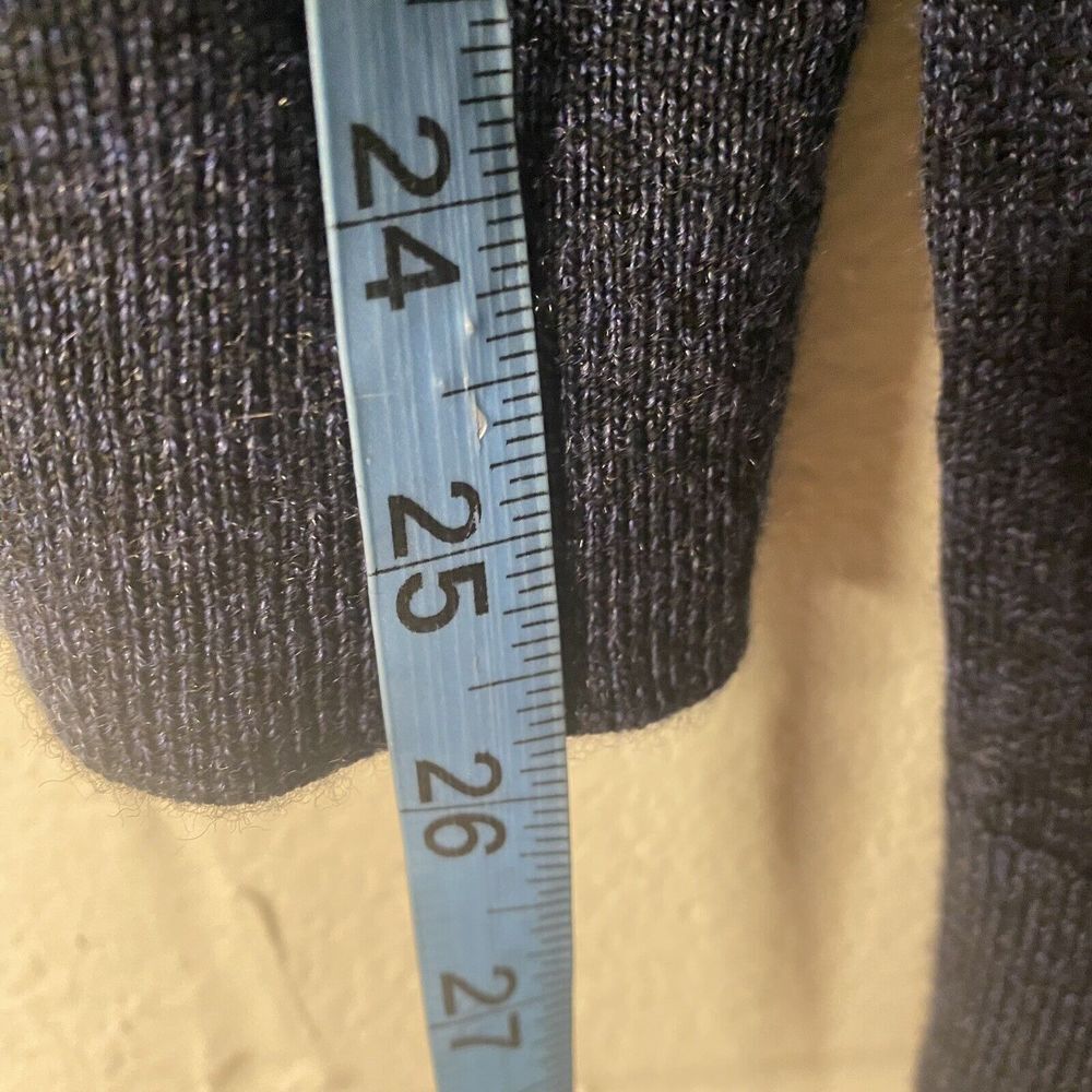 Banana Republic Merino Wool V Neck Sweater Blue Women Lightweight Size Small - Picture 8 of 8